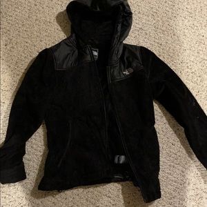 Black north face zip up